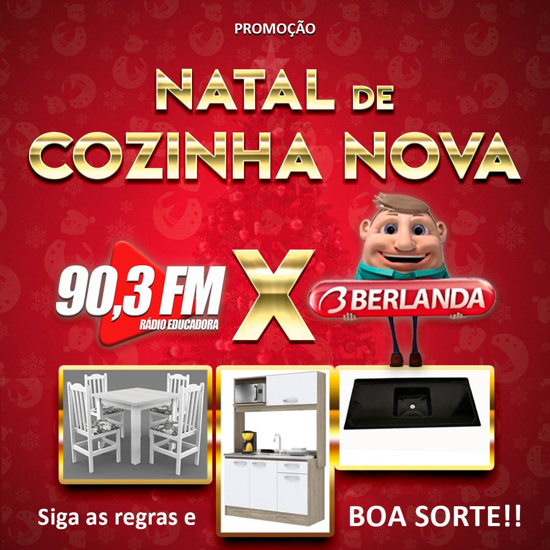 Rádio Educadora 903 Fm Vídeo Saiba Quem Foi A Ganhadora Da Promoção Natal De Cozinha Nova 8832